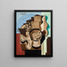 Embauchez-moi - Louis Marcoussis — framed artwork on a wall