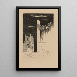 L'Ermite - Louis Marcoussis — framed artwork on a wall