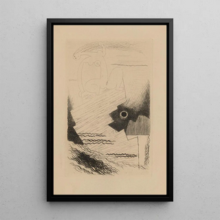 La Loreley - Louis Marcoussis — framed artwork on a wall