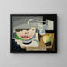 La Tranche de Pastèque - Louis Marcoussis — framed artwork on a wall