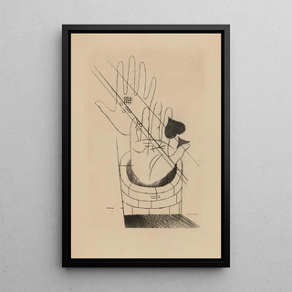 La Tzigane - Louis Marcoussis — framed artwork on a wall