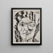 La Belle Martiniquaise - Louis Marcoussis — framed artwork on a wall