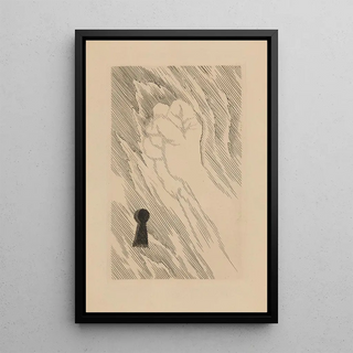 The Traveler - Louis Marcoussis — framed artwork on a wall