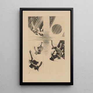 Les Femmes - Louis Marcoussis — framed artwork on a wall