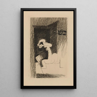 Marizibill - Louis Marcoussis — framed artwork on a wall