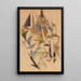 Still Life with Fruits - Louis Marcoussis — framed artwork on a wall