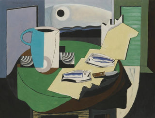 Nature morte aux poissons or Hyres II - Louis Marcoussis — artwork view