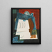 Nature morte avec enveloppe - Louis Marcoussis — framed artwork on a wall