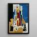 Nature morte As de Pique - Louis Marcoussis — framed artwork on a wall