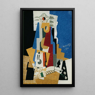 Nature morte As de Pique - Louis Marcoussis — framed artwork on a wall