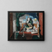 Café de nuit - Louis Marcoussis — framed artwork on a wall