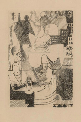 Poème lu au mariage d'André Salmon - Louis Marcoussis — artwork view