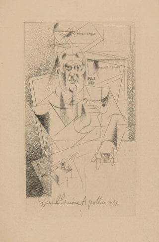 Portrait of Guillaume Apollinaire - Louis Marcoussis — artwork view