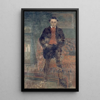 Roland Dorgelès 1886-1973 novelist - Louis Marcoussis — framed artwork on a wall