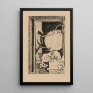 Sign - Louis Marcoussis — framed artwork on a wall
