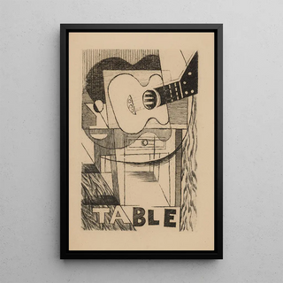 Table - Louis Marcoussis — framed artwork on a wall