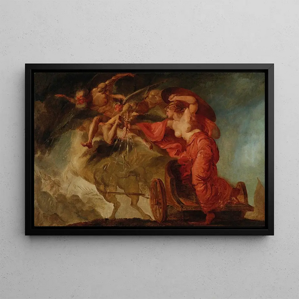 Allegory of War - Louis Masreliez — framed artwork on a wall