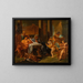 Hercules and Theseus in King Pittheus's palace - Louis Masreliez — framed artwork on a wall