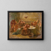 Priam devant Achille - Louis Masreliez — framed artwork on a wall