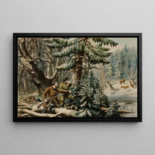 on the Shattagee - Louis Maurer — framed artwork on a wall