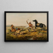 The Last Blow - Louis Maurer — framed artwork on a wall