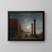 Venice by moonlight - Louis Mecklenburg — framed artwork on a wall