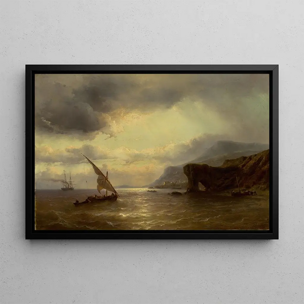 Seascape - Louis Meijer — framed artwork on a wall