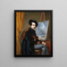 Self-portrait - Louis Meijer — framed artwork on a wall