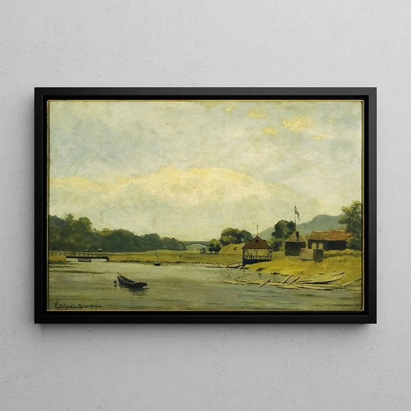 Kingsbridge - Louis Michel Eilshemius — framed artwork on a wall