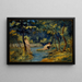 Nymphes debout et allongées - Louis Michel Eilshemius — framed artwork on a wall