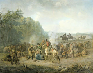 Bivouac cosaque 1813 - Louis Moritz — artwork view