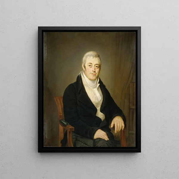 Portrait of Jonas Daniel Meijer 1780-1834 - Louis Moritz — framed artwork on a wall