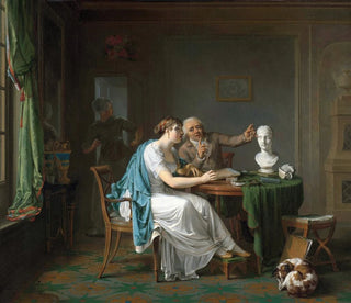 The Drawing Lesson - Louis Moritz — artwork view