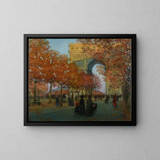 L'Arc de Triomphe de l'Étoile - Louis Paviot — framed artwork on a wall