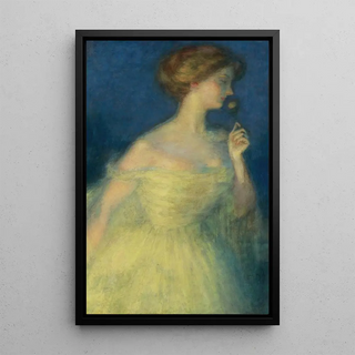 The Sweet Fragrance - Louis Picard — framed artwork on a wall