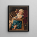 Baby in difficulty - Louis Prang — framed artwork on a wall