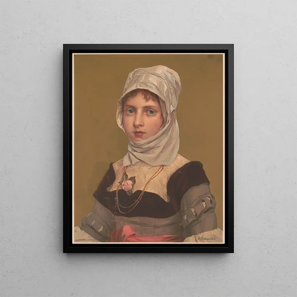 Citizen Woman Leader - Louis Prang — framed artwork on a wall