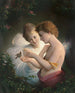 Cupid and Psyche - Louis Prang — artwork view