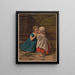 First Music Lesson - Louis Prang — framed artwork on a wall