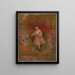 Petit Bo Peep - Louis Prang — framed artwork on a wall