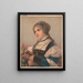 Marguerite - Louis Prang — framed artwork on a wall