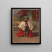 Playing Mother - Louis Prang — framed artwork on a wall