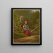 Repos au bord de la route - Louis Prang — framed artwork on a wall