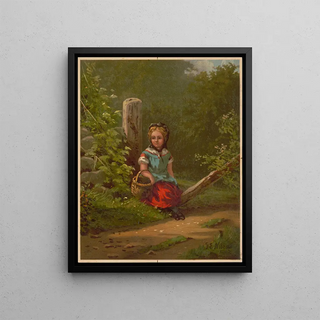 Louis Prang - Rest on the roadside.webp