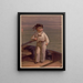 The Young Commodore - Louis Prang — framed artwork on a wall