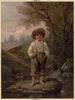 Boy barefoot by Whittiers - Louis Prang — artwork view