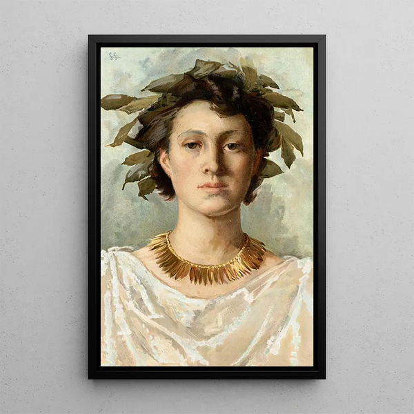 Young Roman - Louis Prang — framed artwork on a wall