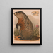 Marmotte - Louis Prang Co — framed artwork on a wall