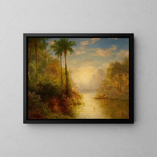 Élégie sur le fleuve Guayaquil - Louis Rémy Mignot — framed artwork on a wall
