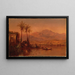 South American scene - Louis Rémy Mignot — framed artwork on a wall